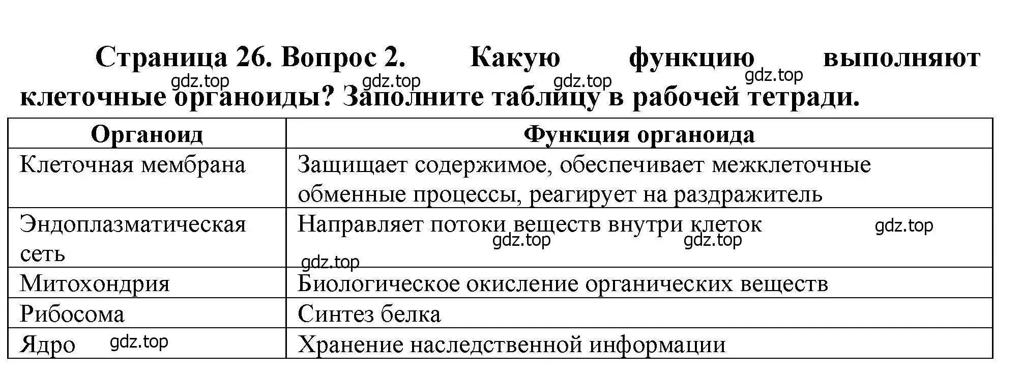 Решение номер 2 (страница 26) гдз по биологии 8 класс Драгомилов, Маш, учебник