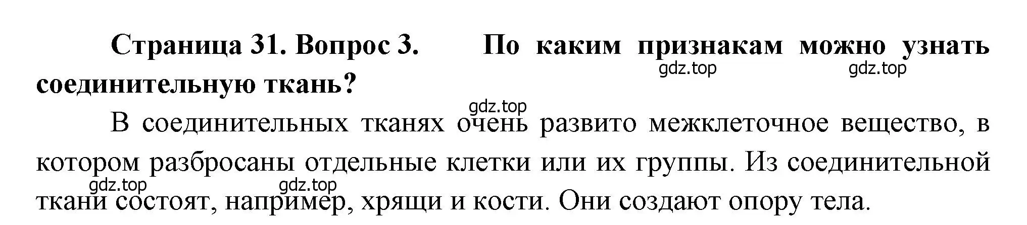 Решение номер 3 (страница 31) гдз по биологии 8 класс Драгомилов, Маш, учебник