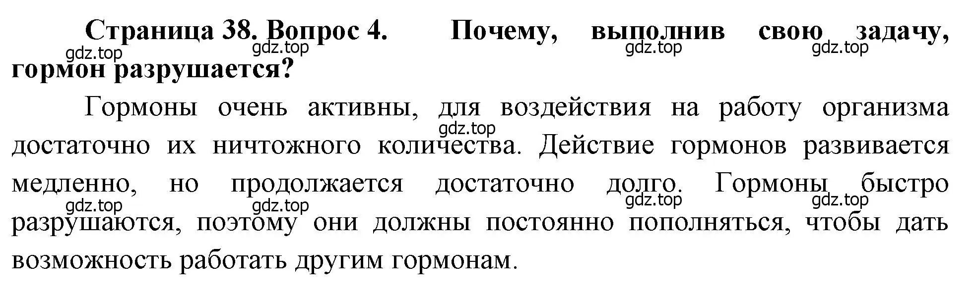 Решение номер 4 (страница 38) гдз по биологии 8 класс Драгомилов, Маш, учебник