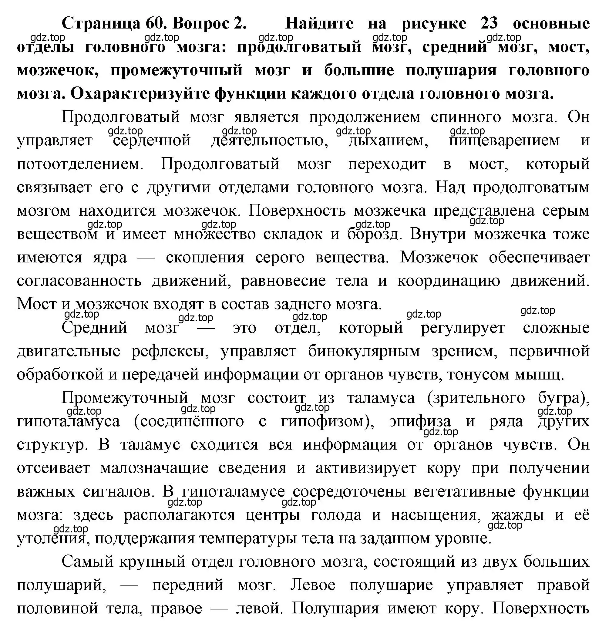 Решение номер 2 (страница 60) гдз по биологии 8 класс Драгомилов, Маш, учебник