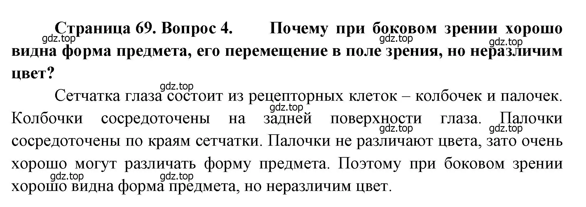 Решение номер 4 (страница 69) гдз по биологии 8 класс Драгомилов, Маш, учебник