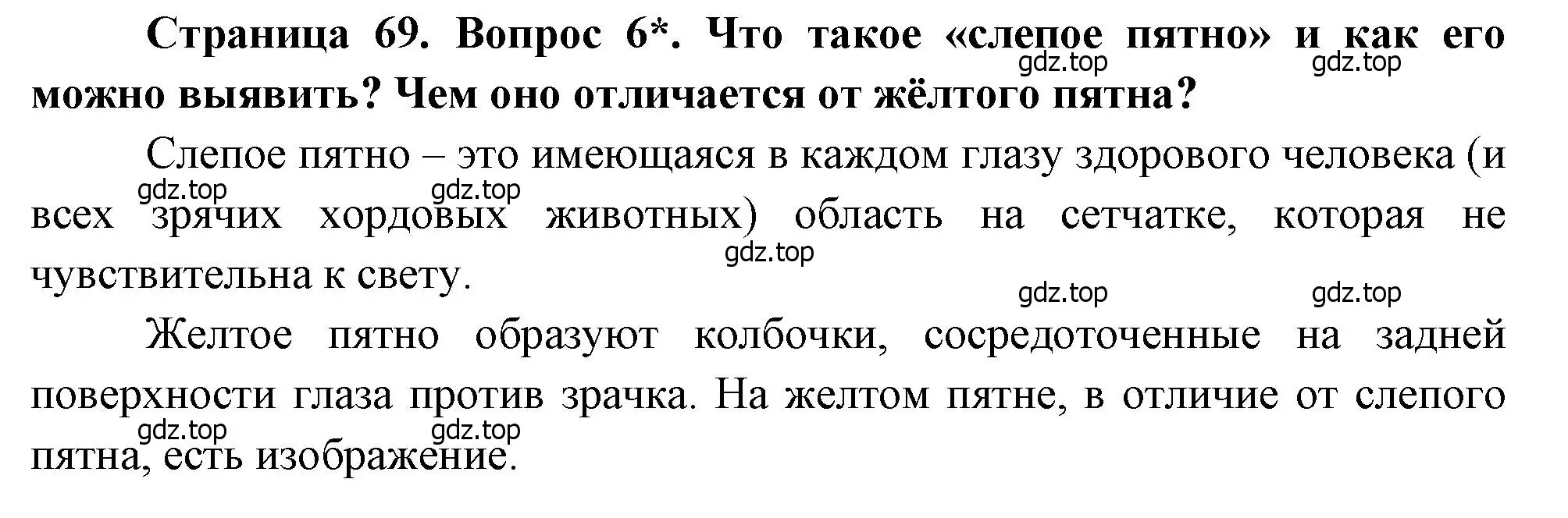 Решение номер 6 (страница 69) гдз по биологии 8 класс Драгомилов, Маш, учебник