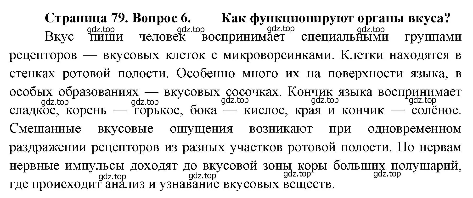 Решение номер 6 (страница 79) гдз по биологии 8 класс Драгомилов, Маш, учебник