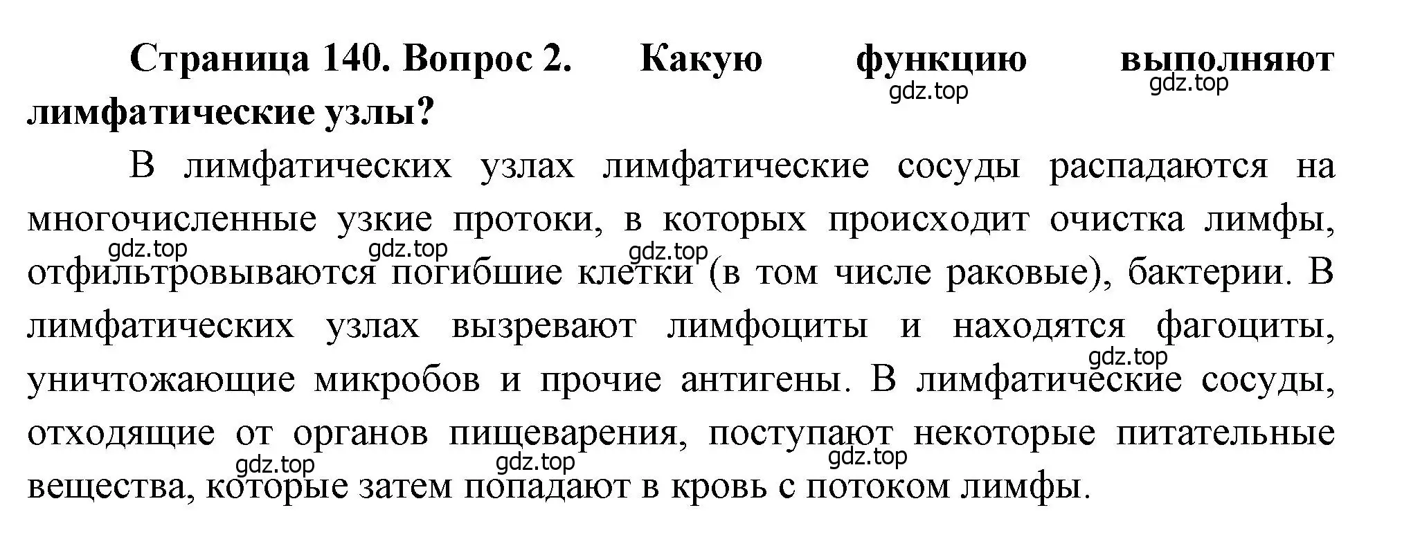 Решение номер 2 (страница 140) гдз по биологии 8 класс Драгомилов, Маш, учебник