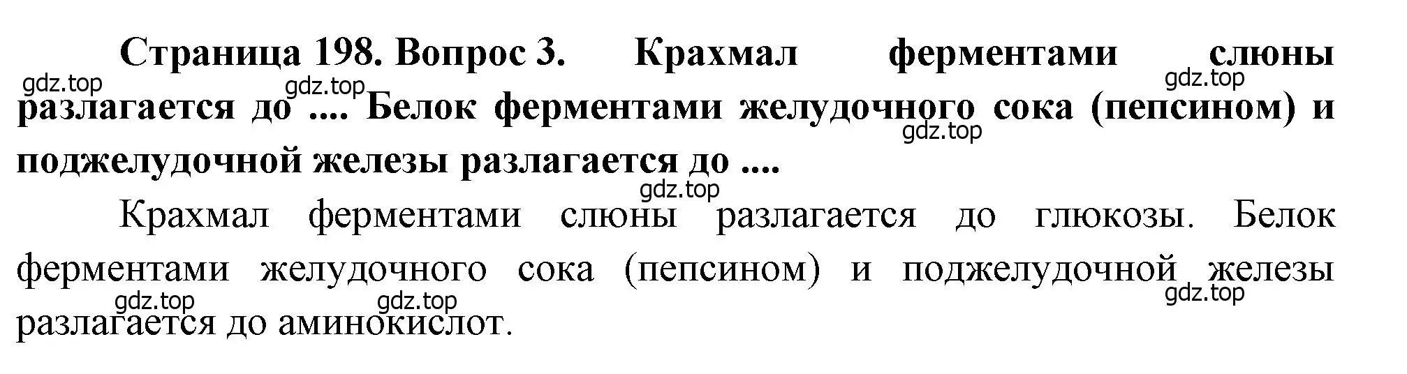 Решение номер 3 (страница 198) гдз по биологии 8 класс Драгомилов, Маш, учебник