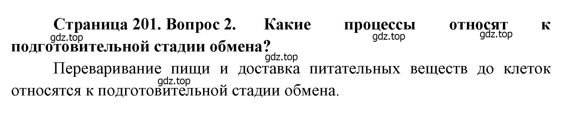 Решение номер 2 (страница 201) гдз по биологии 8 класс Драгомилов, Маш, учебник