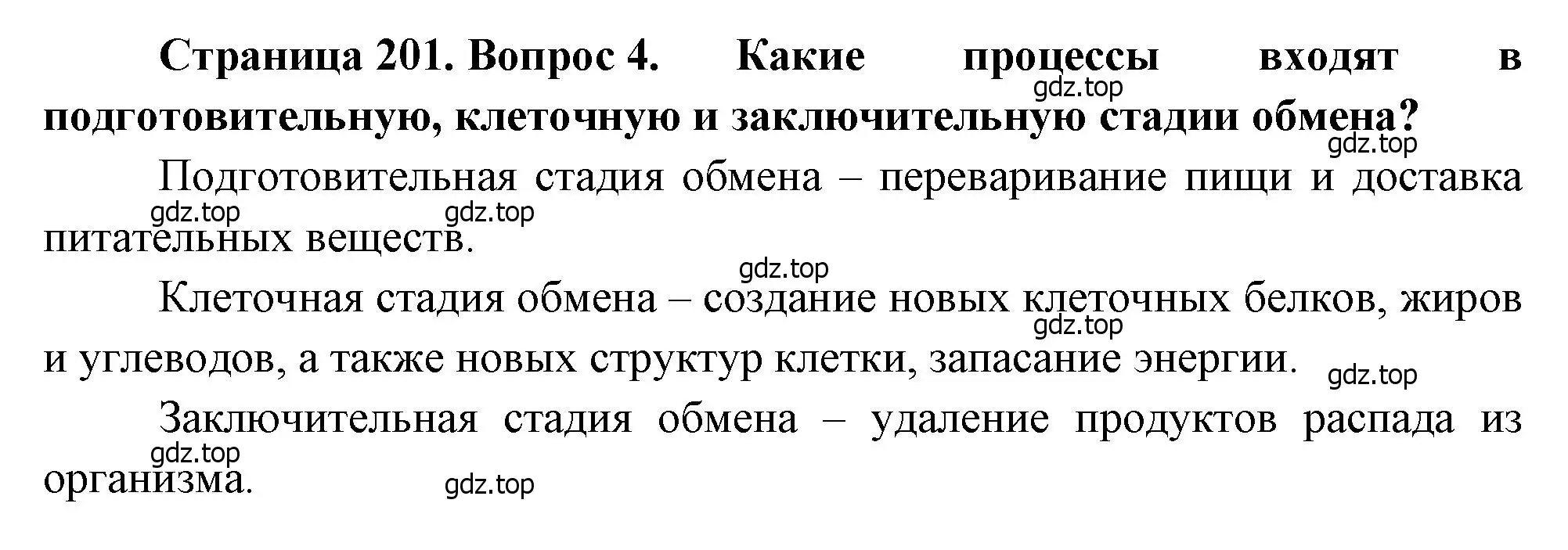 Решение номер 4 (страница 201) гдз по биологии 8 класс Драгомилов, Маш, учебник