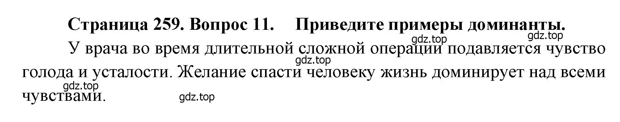 Решение номер 11 (страница 259) гдз по биологии 8 класс Драгомилов, Маш, учебник