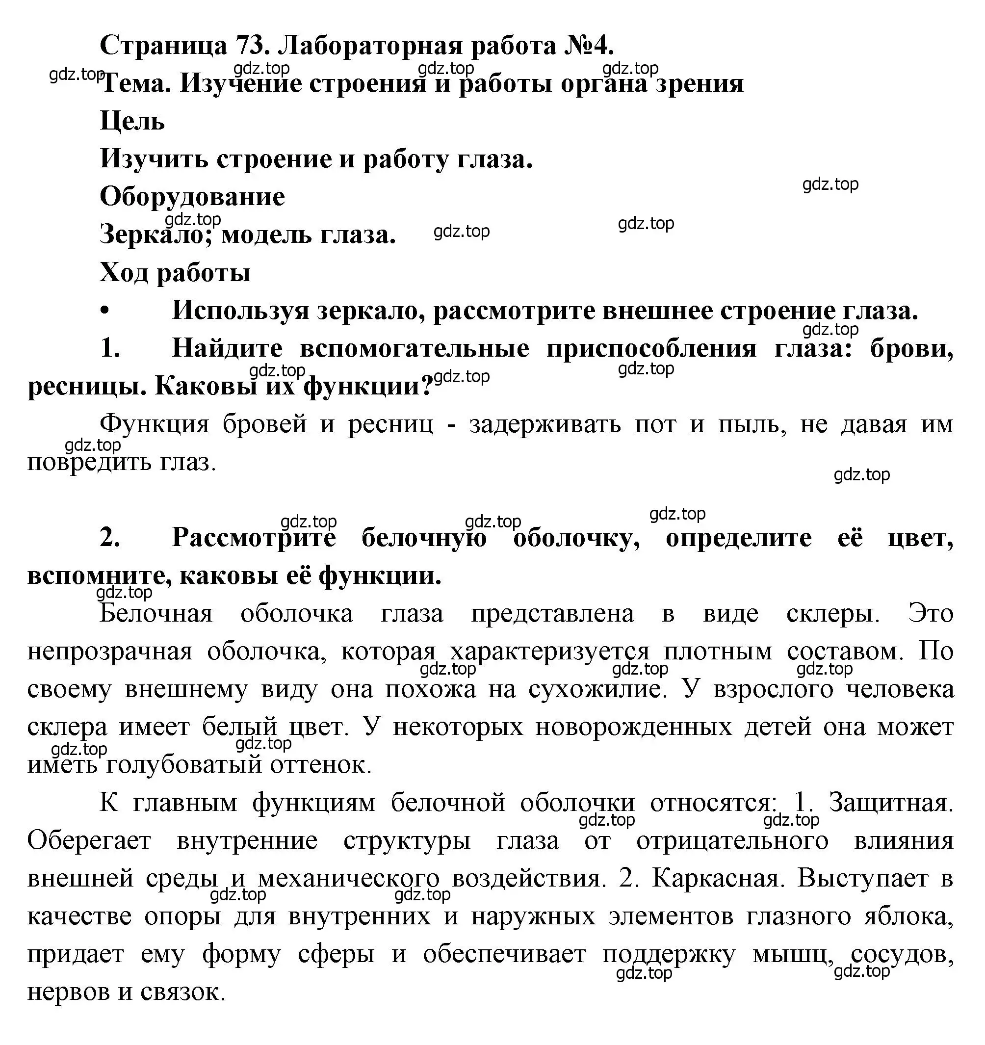 Решение  Лабораторная работа №4 (страница 66) гдз по биологии 8 класс Драгомилов, Маш, учебник