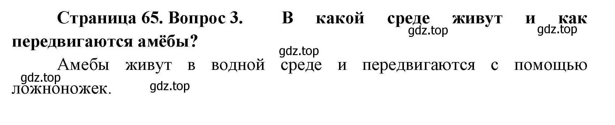 Решение номер 3 (страница 65) гдз по биологии 8 класс Пасечник, Суматохин, учебник