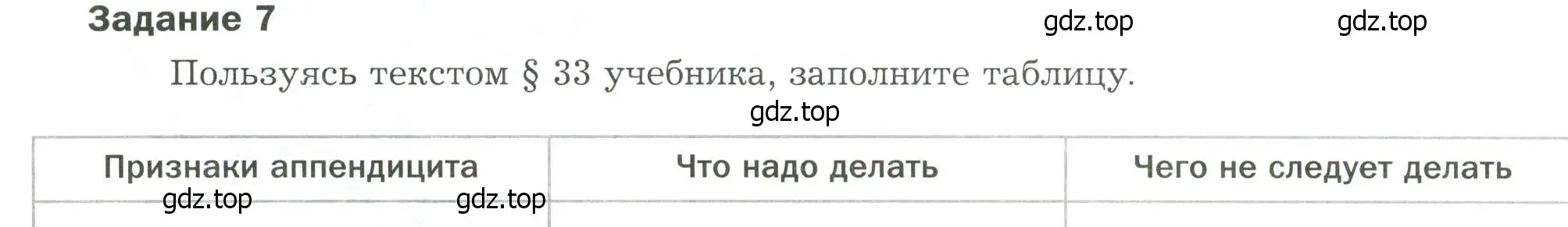 Условие  Задание 7 (страница 28) гдз по биологии 9 класс Драгомилов, Маш, рабочая тетрадь 2 часть