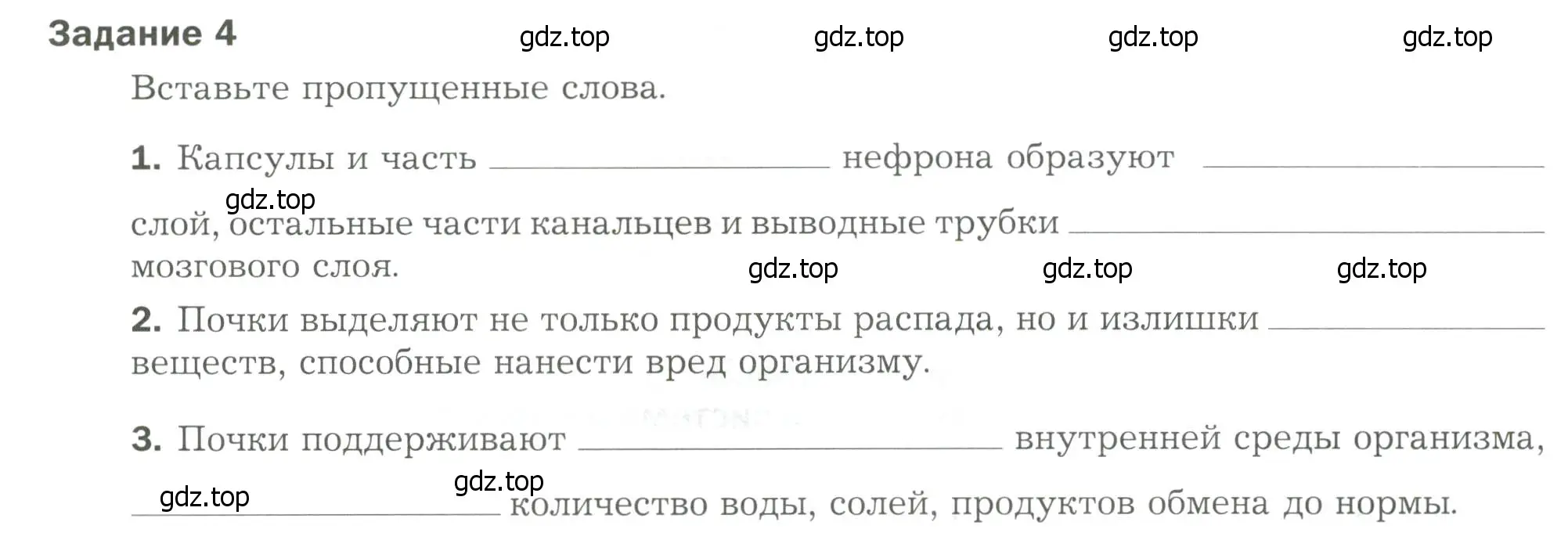 Условие  Задание 4 (страница 54) гдз по биологии 9 класс Драгомилов, Маш, рабочая тетрадь 2 часть