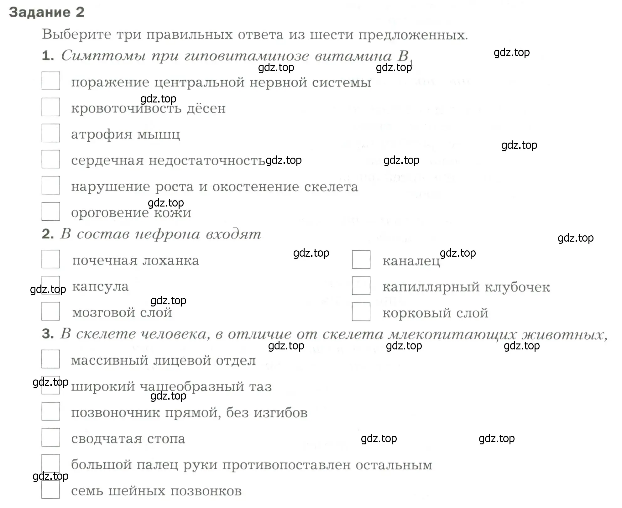 Условие  Задание 2 (страница 91) гдз по биологии 9 класс Драгомилов, Маш, рабочая тетрадь 2 часть