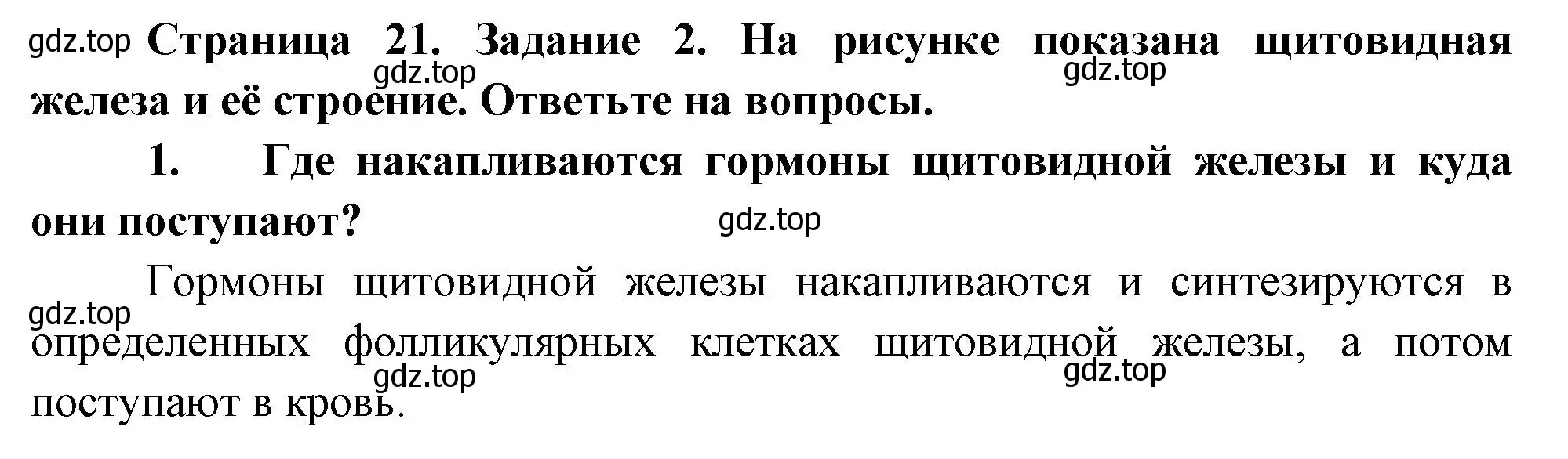 Решение  Задание 2 (страница 21) гдз по биологии 9 класс Драгомилов, Маш, рабочая тетрадь 1 часть