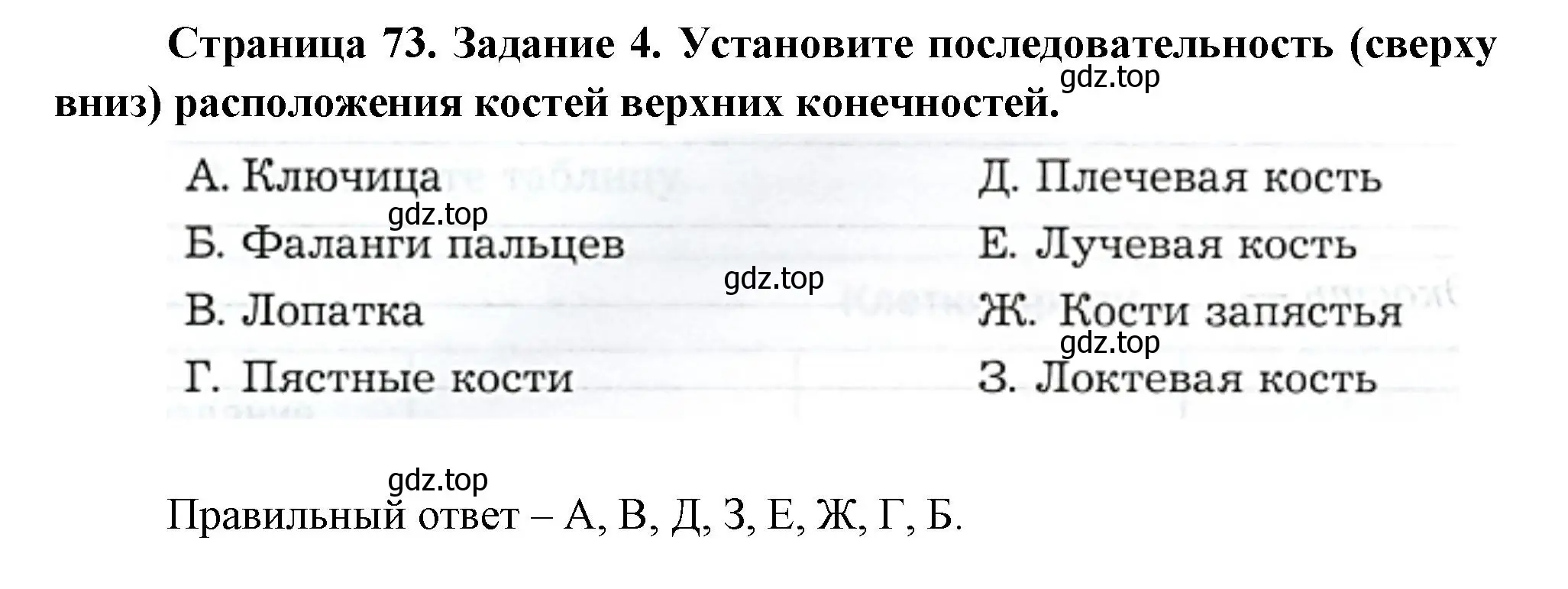 Решение  Задание 4 (страница 73) гдз по биологии 9 класс Драгомилов, Маш, рабочая тетрадь 1 часть