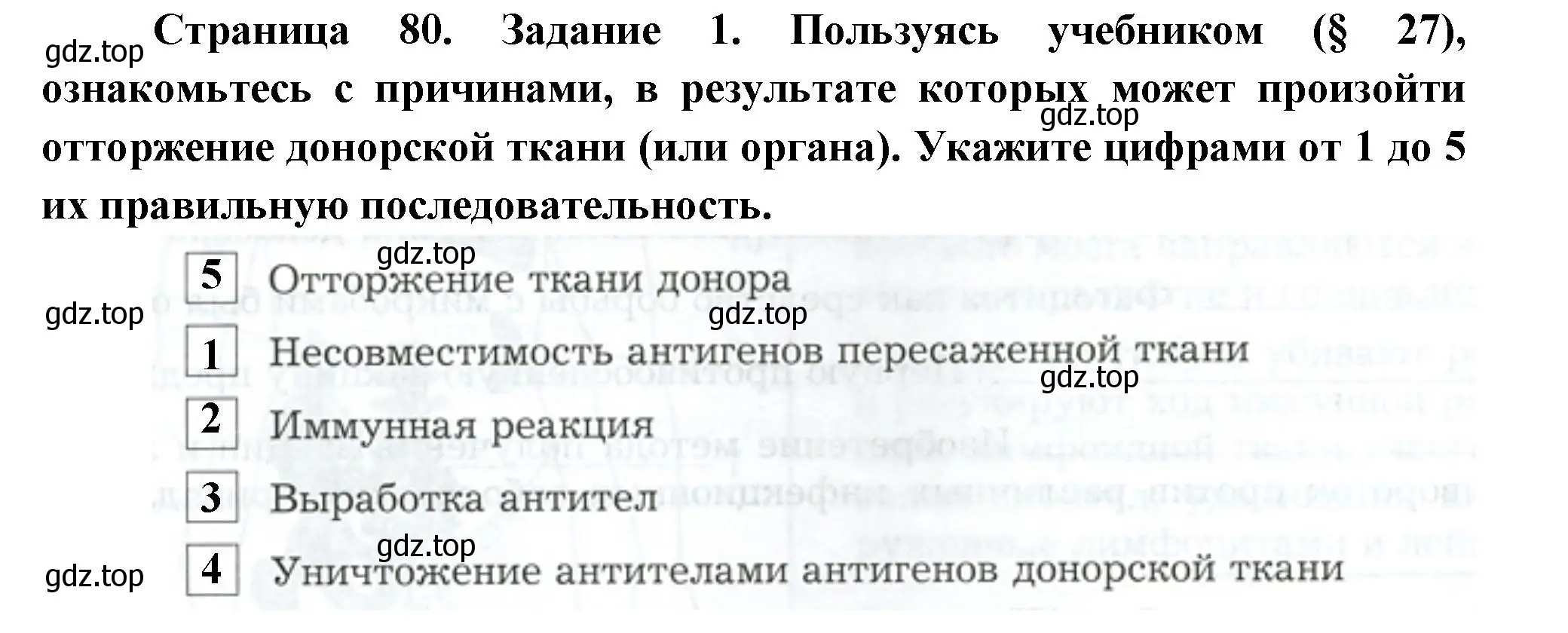 Решение  Задание 1 (страница 80) гдз по биологии 9 класс Драгомилов, Маш, рабочая тетрадь 1 часть