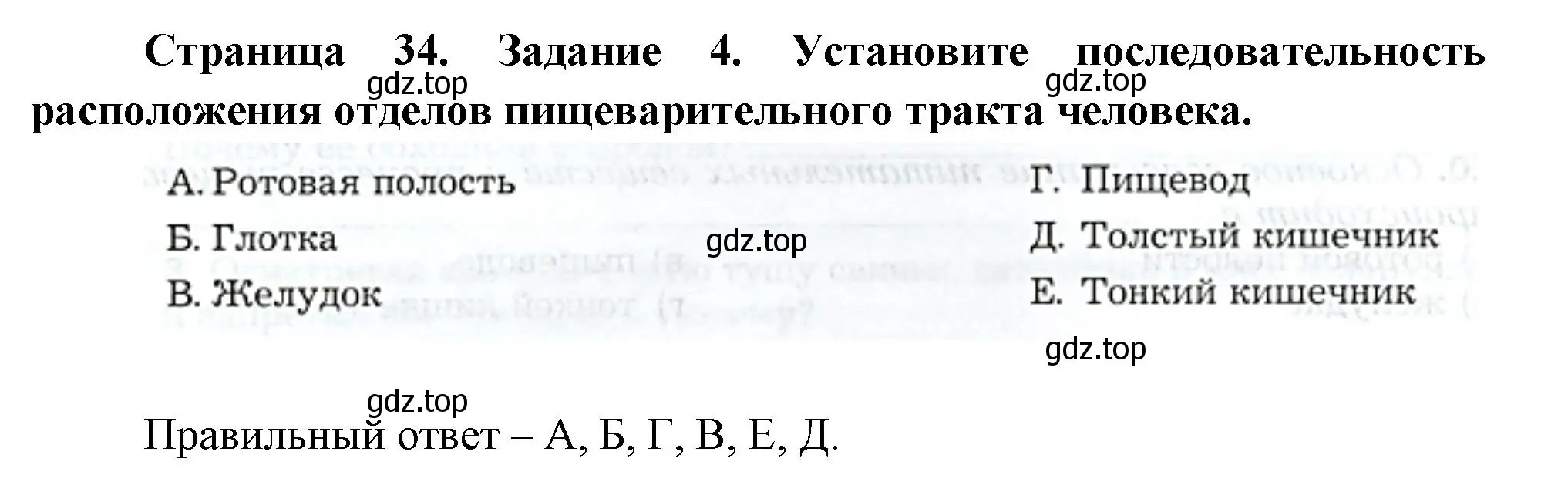 Решение  Задание 4 (страница 34) гдз по биологии 9 класс Драгомилов, Маш, рабочая тетрадь 2 часть