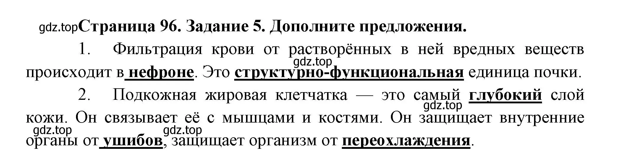 Решение  Задание 5 (страница 96) гдз по биологии 9 класс Драгомилов, Маш, рабочая тетрадь 2 часть