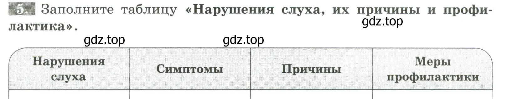 Условие номер 5 (страница 135) гдз по биологии 9 класс Пасечник, Швецов, рабочая тетрадь