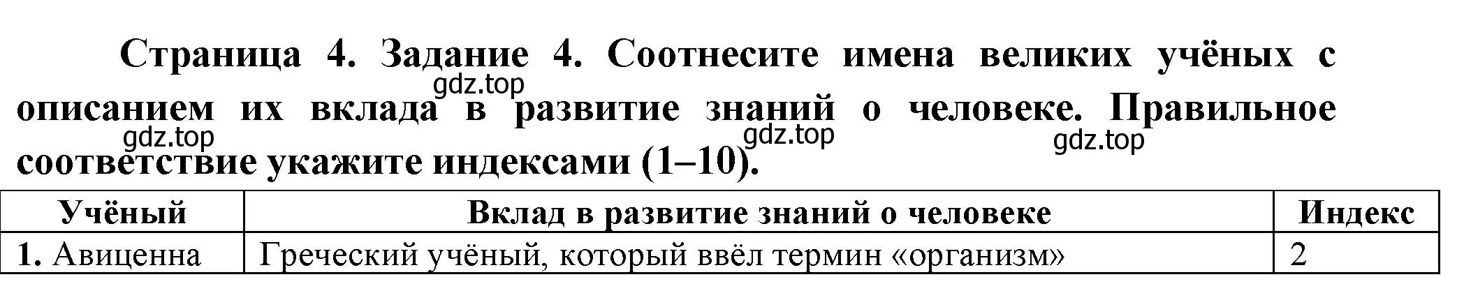 Решение номер 4 (страница 4) гдз по биологии 9 класс Пасечник, Швецов, рабочая тетрадь