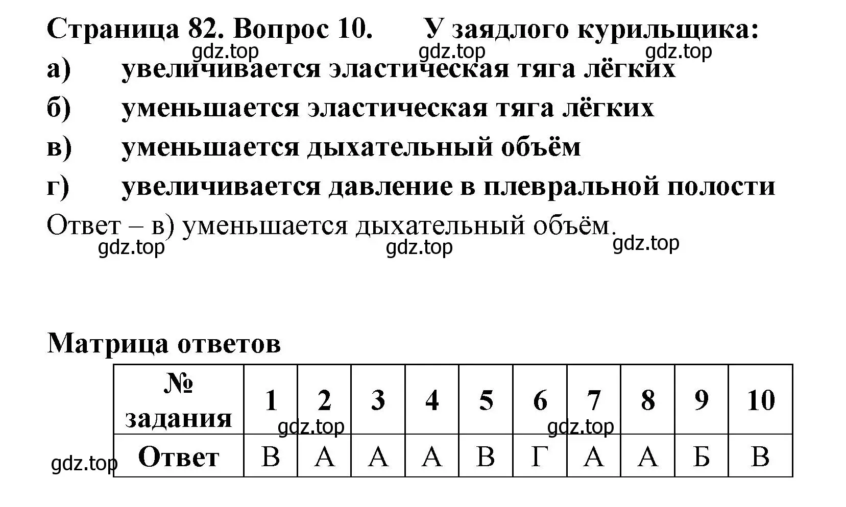 Решение номер 10 (страница 82) гдз по биологии 9 класс Пасечник, Швецов, рабочая тетрадь