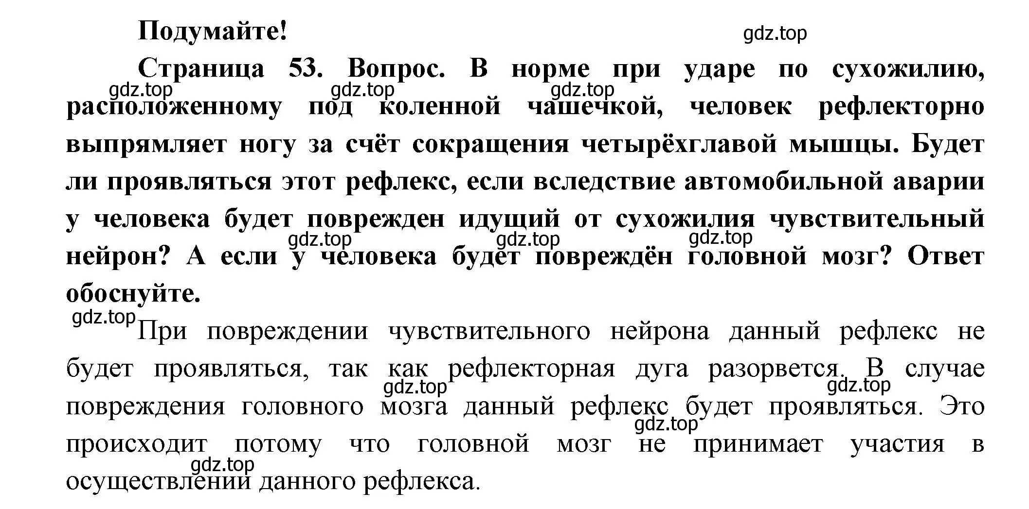 Решение  Подумайте (страница 53) гдз по биологии 9 класс Пасечник, Каменский, учебник