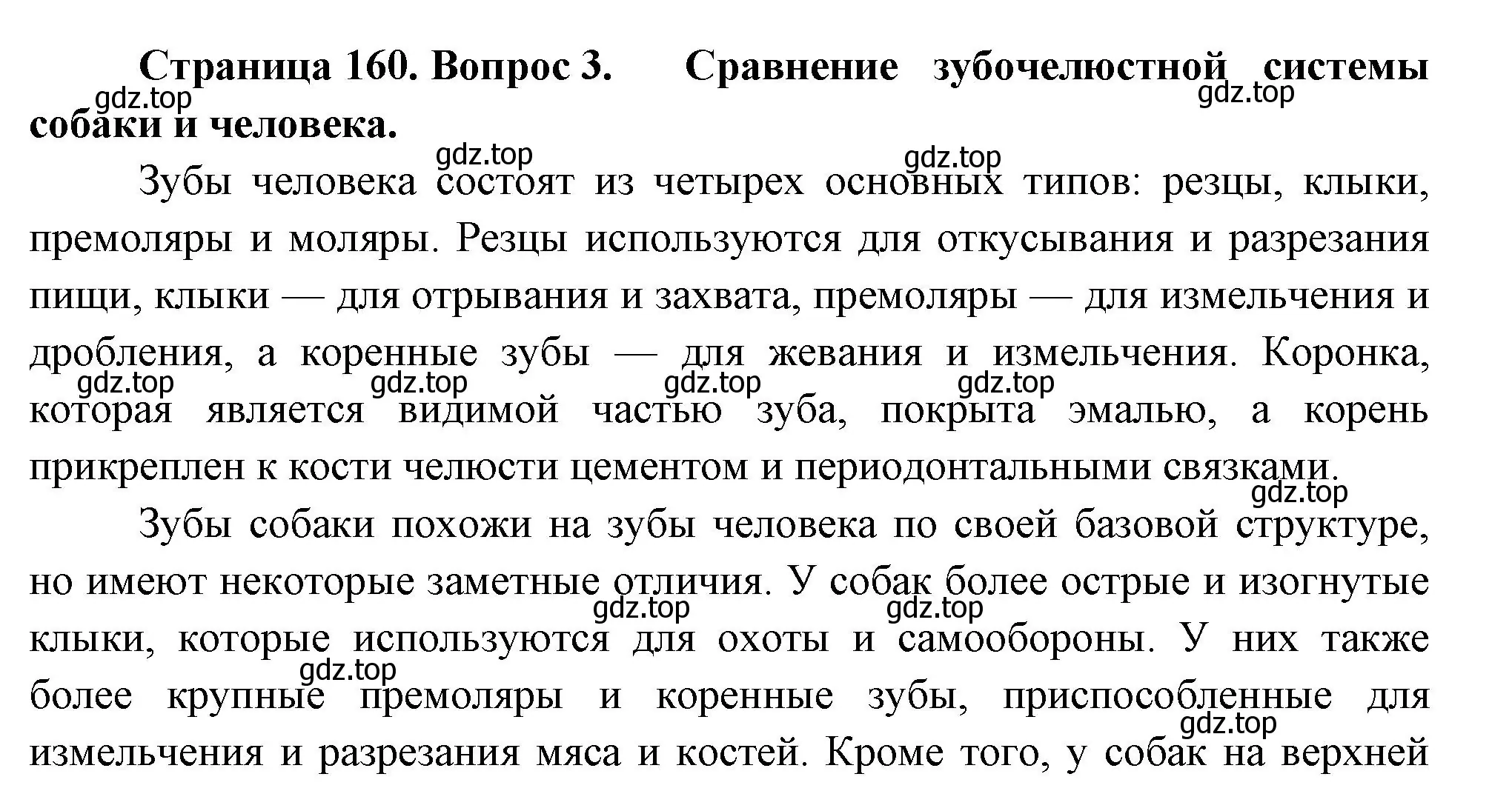 Решение номер 3 (страница 160) гдз по биологии 9 класс Пасечник, Каменский, учебник