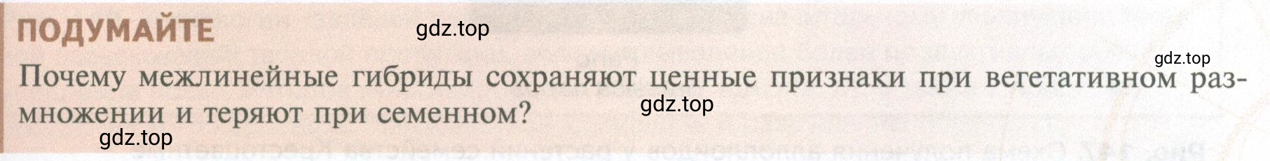 Условие  Подумайте (страница 247) гдз по биологии 10 класс Пасечник, Каменский, учебник 2 часть