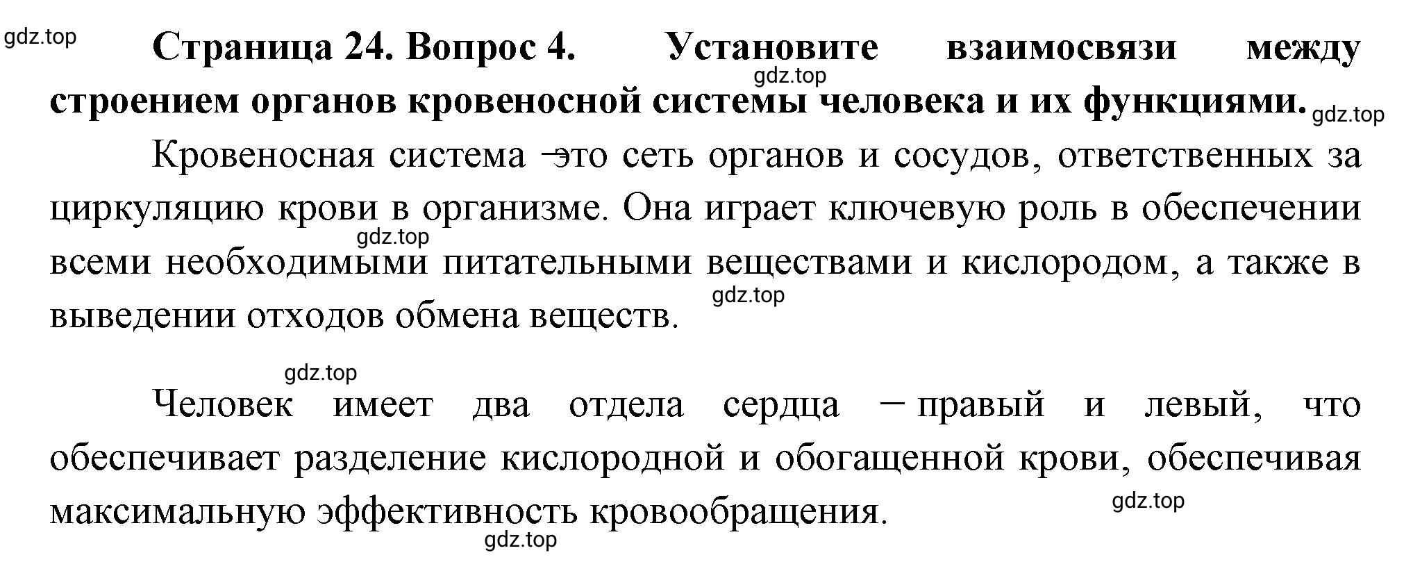 Решение номер 4 (страница 24) гдз по биологии 10 класс Пасечник, Каменский, учебник 2 часть