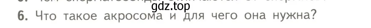 Условие номер 6 (страница 19) гдз по биологии 11 класс Пасечник, Каменский, учебник