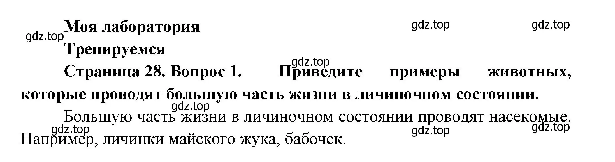 Решение номер 1 (страница 28) гдз по биологии 11 класс Пасечник, Каменский, учебник