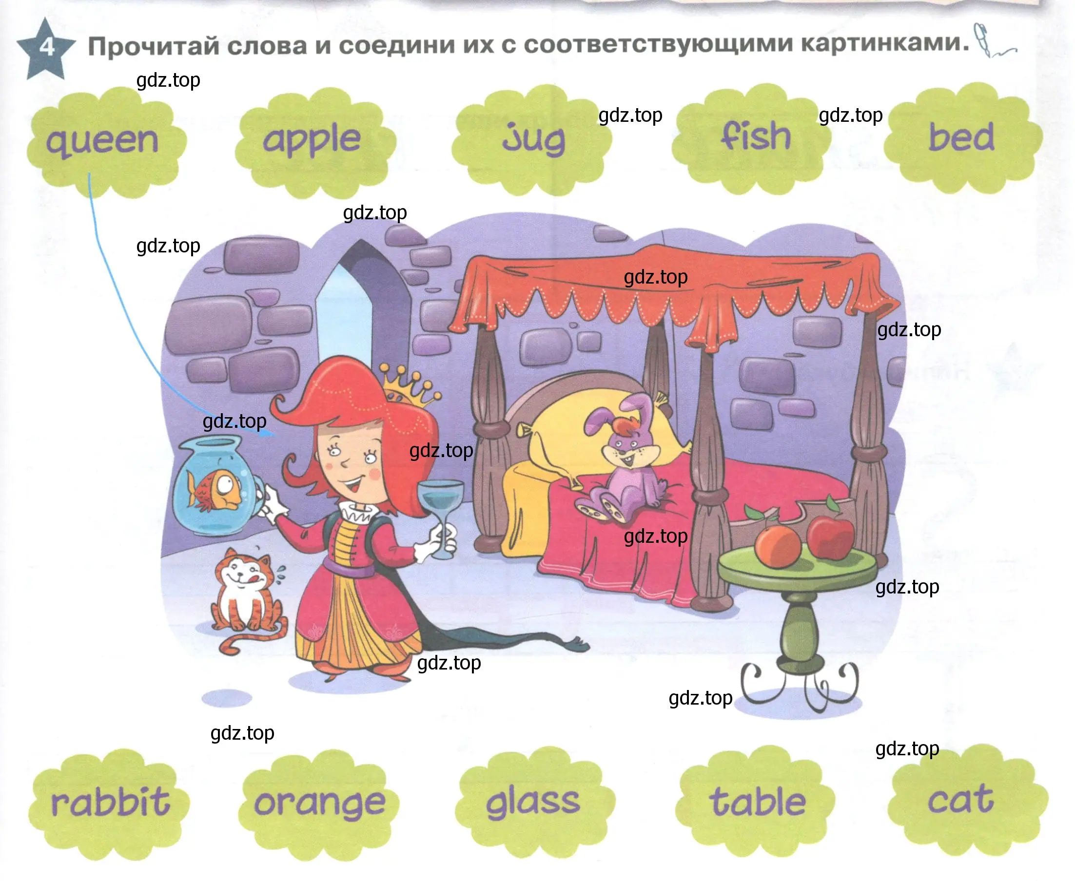 Условие номер 4 (страница 143) гдз по английскому языку 1 класс Баранова, Дули, учебник