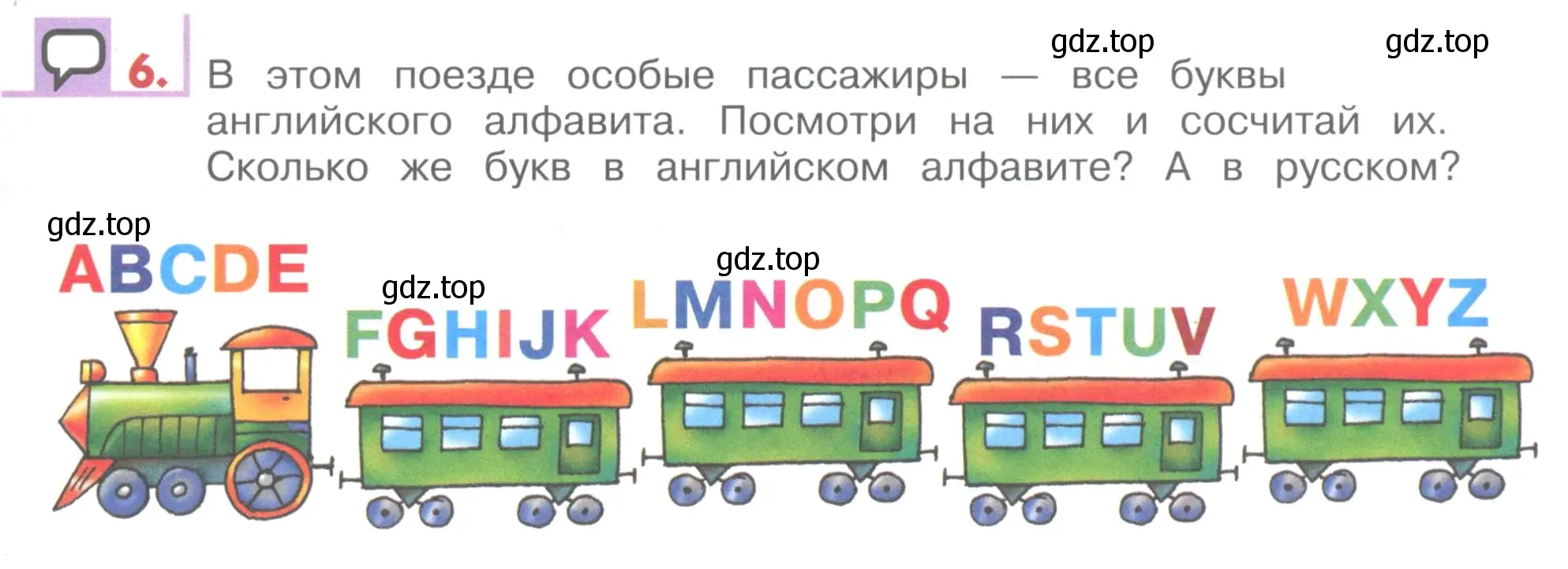 Условие номер 6 (страница 55) гдз по английскому языку 1 класс Верещагина, Притыкина, учебник