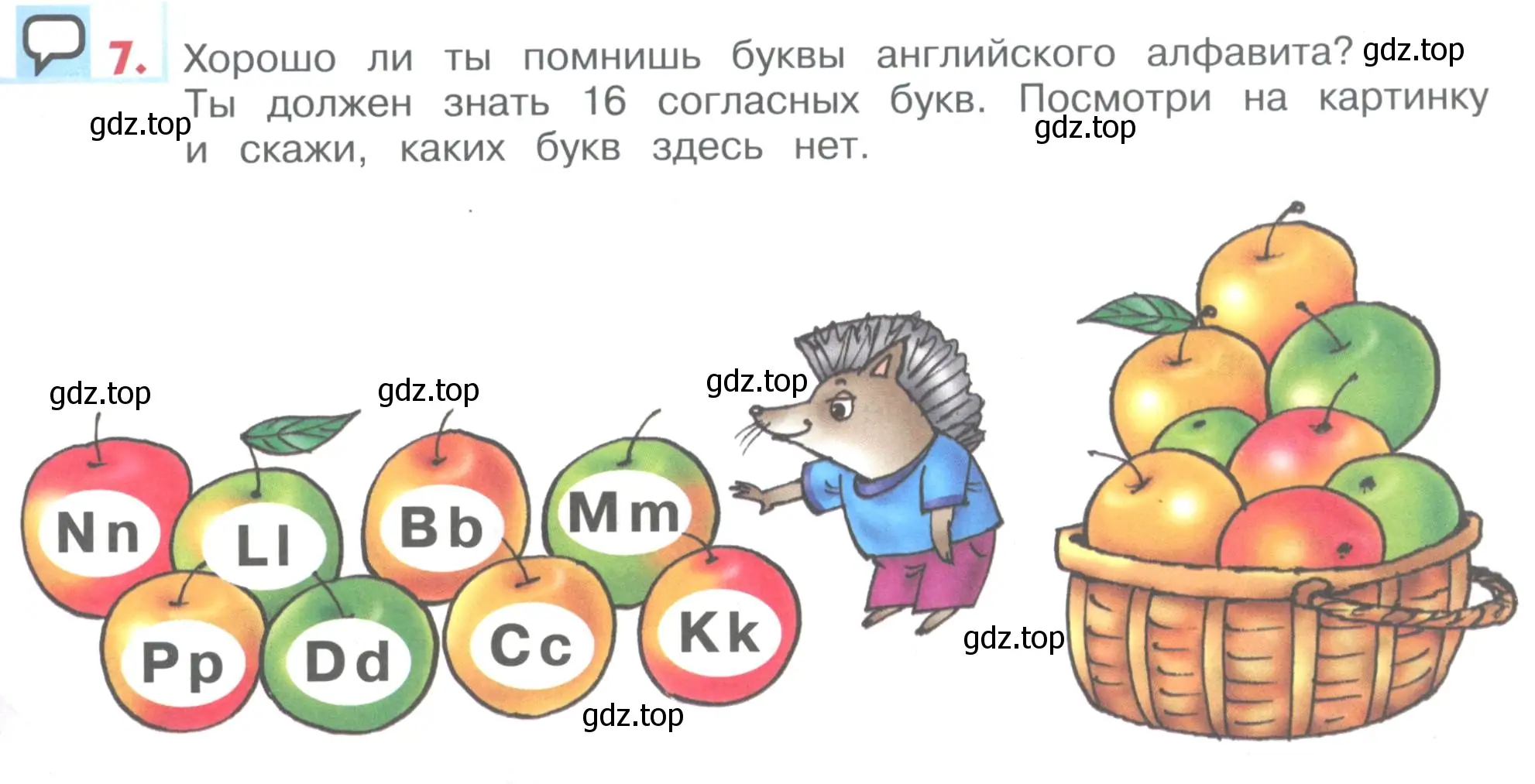 Условие номер 7 (страница 95) гдз по английскому языку 1 класс Верещагина, Притыкина, учебник