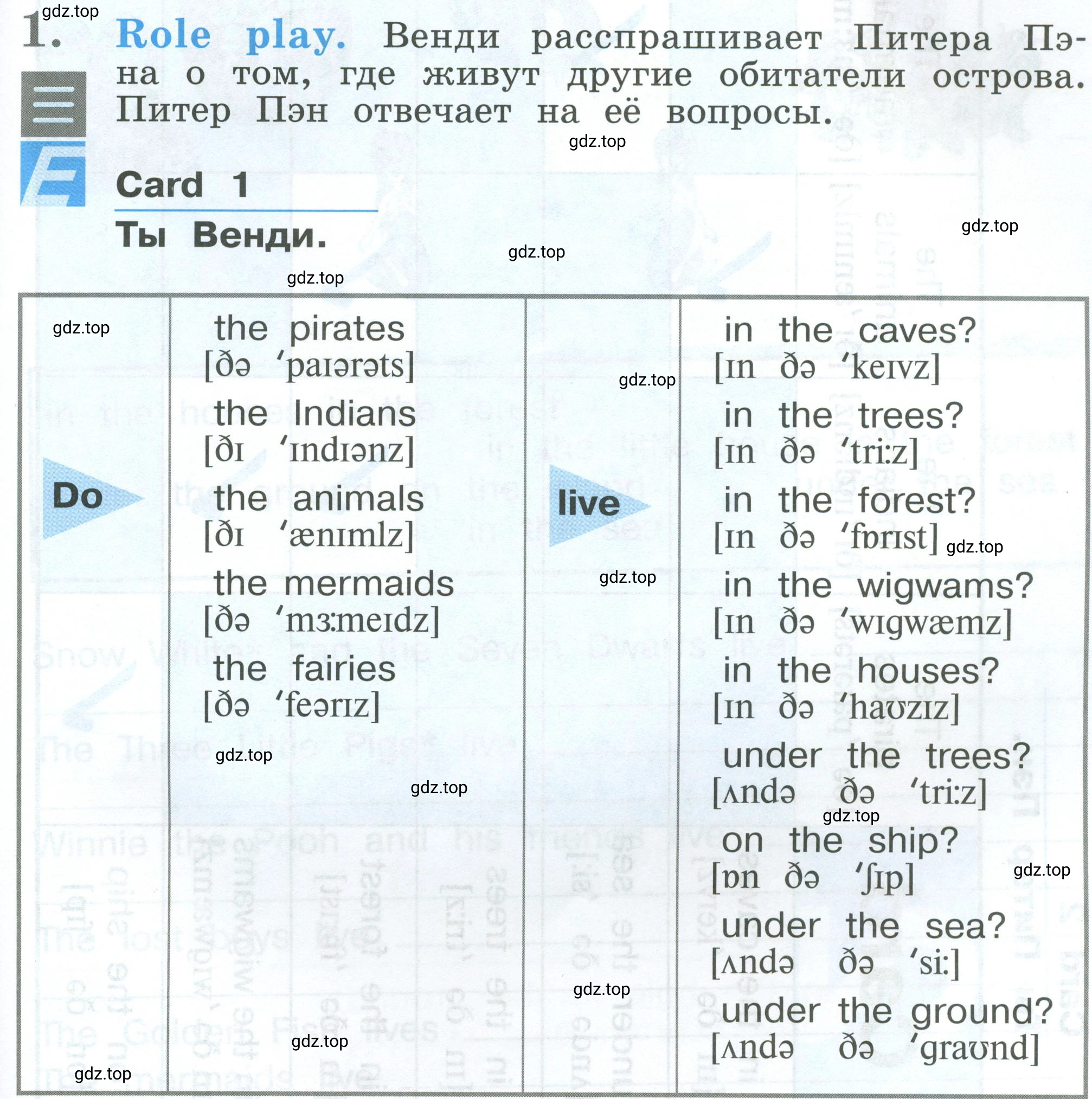 Условие номер 1 (страница 79) гдз по английскому языку 2 класс Кузовлев, Перегудова, рабочая тетрадь