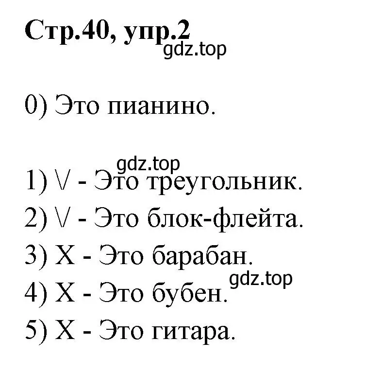 Решение номер 2 (страница 40) гдз по английскому языку 2 класс Баранова, Дули, контрольные задания