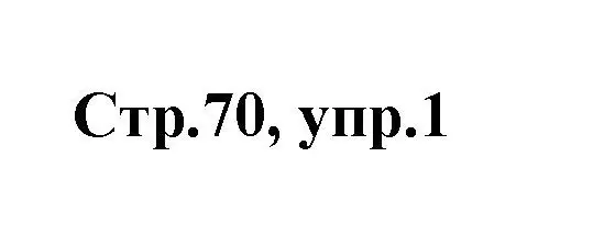 Решение номер 1 (страница 70) гдз по английскому языку 2 класс Баранова, Дули, контрольные задания