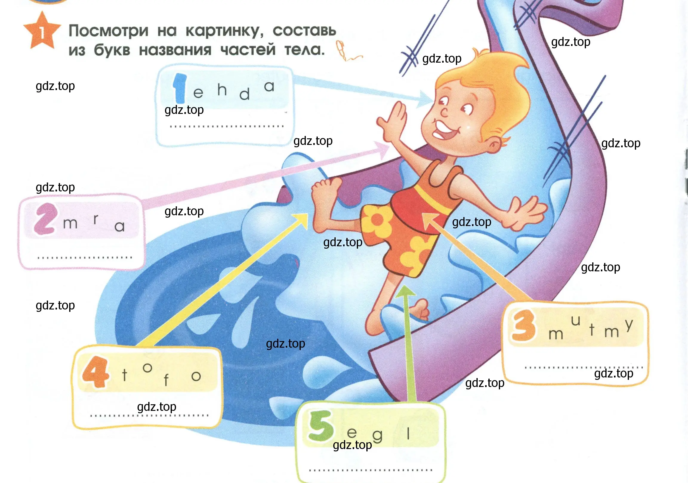 Условие номер 1 (страница 32) гдз по английскому языку 2 класс Баранова, Дули, рабочая тетрадь 1 часть