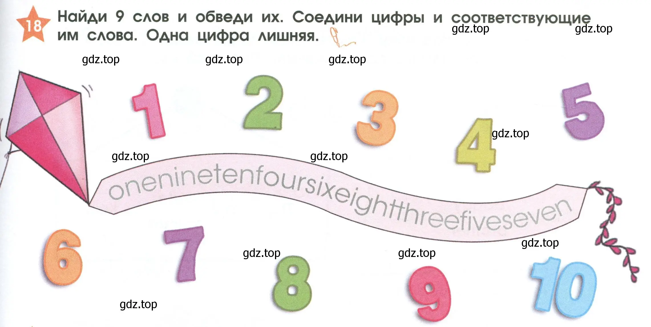 Условие номер 18 (страница 11) гдз по английскому языку 2 класс Баранова, Дули, рабочая тетрадь 1 часть