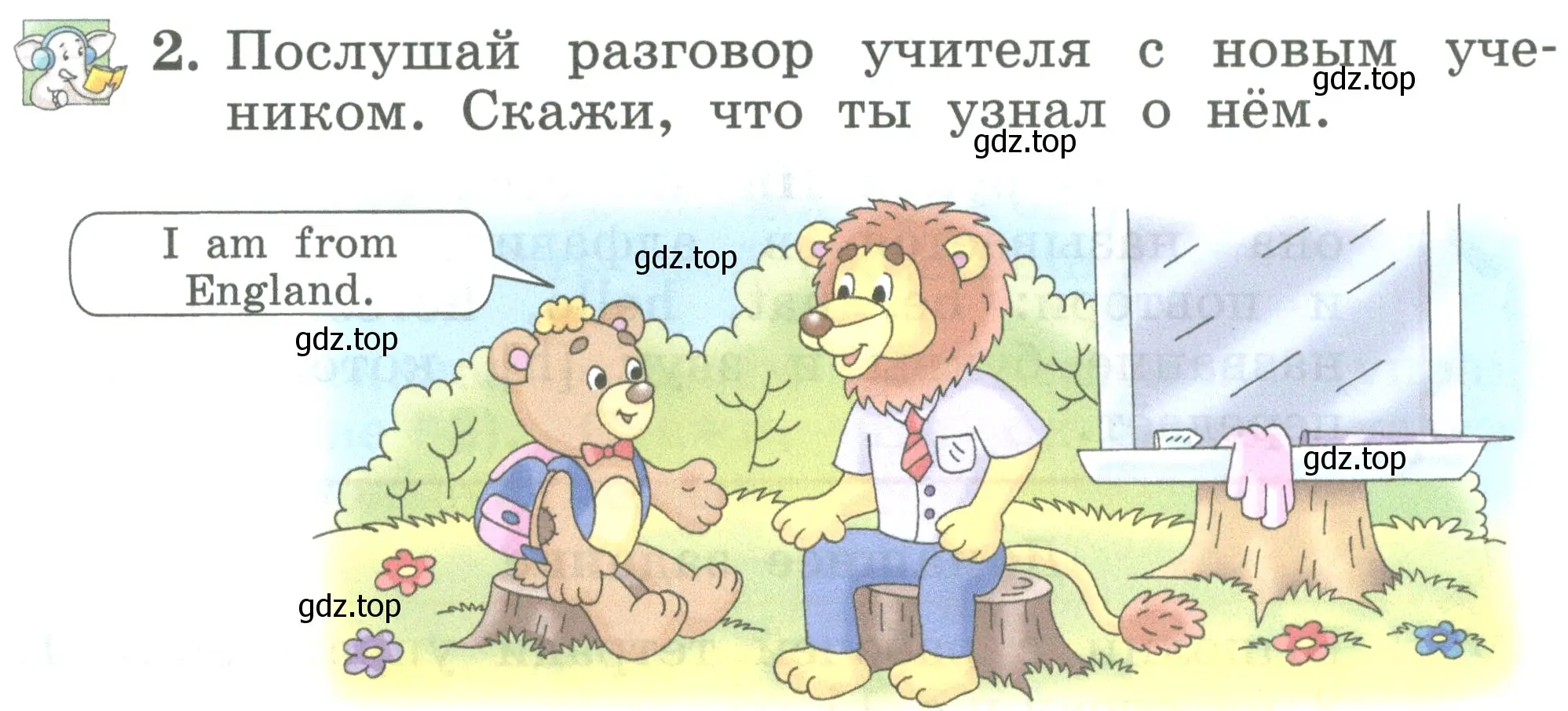 Условие номер 2 (страница 22) гдз по английскому языку 2 класс Биболетова, Денисенко, учебник