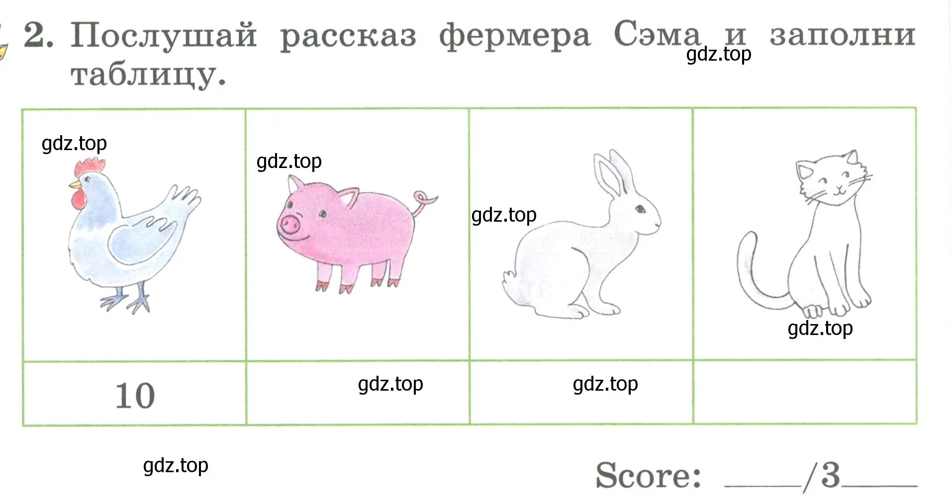 Условие номер 2 (страница 62) гдз по английскому языку 2 класс Биболетова, Денисенко, учебник