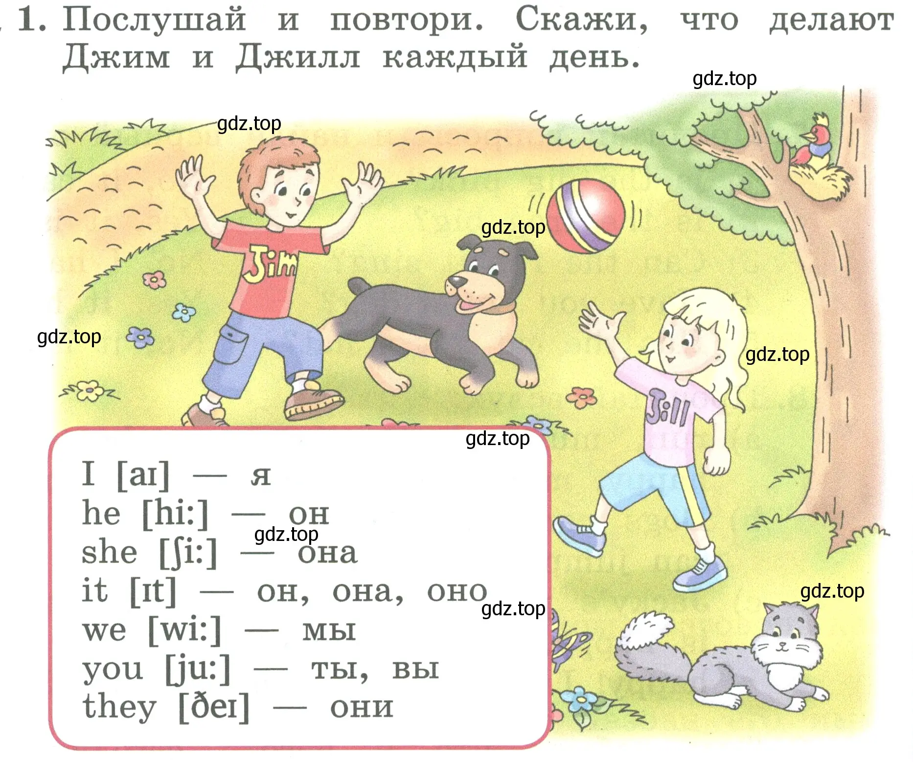 Условие номер 1 (страница 94) гдз по английскому языку 2 класс Биболетова, Денисенко, учебник