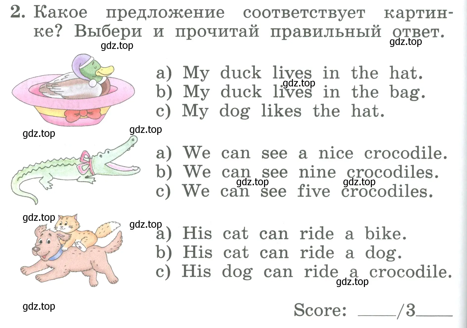 Условие номер 2 (страница 126) гдз по английскому языку 2 класс Биболетова, Денисенко, учебник