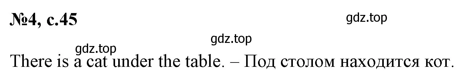 Решение номер 4 (страница 45) гдз по английскому языку 2 класс Биболетова, Денисенко, учебник