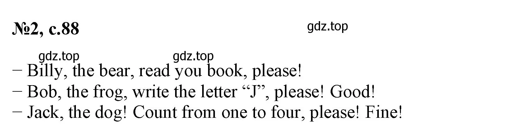 Решение номер 2 (страница 88) гдз по английскому языку 2 класс Биболетова, Денисенко, учебник