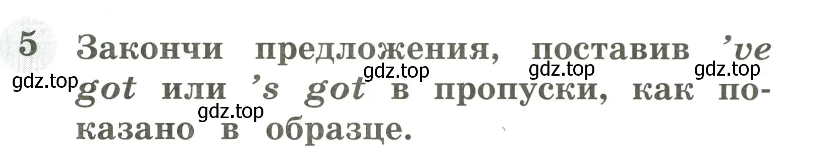 Условие номер 5 (страница 48) гдз по английскому языку 2 класс Юшина, грамматический тренажёр