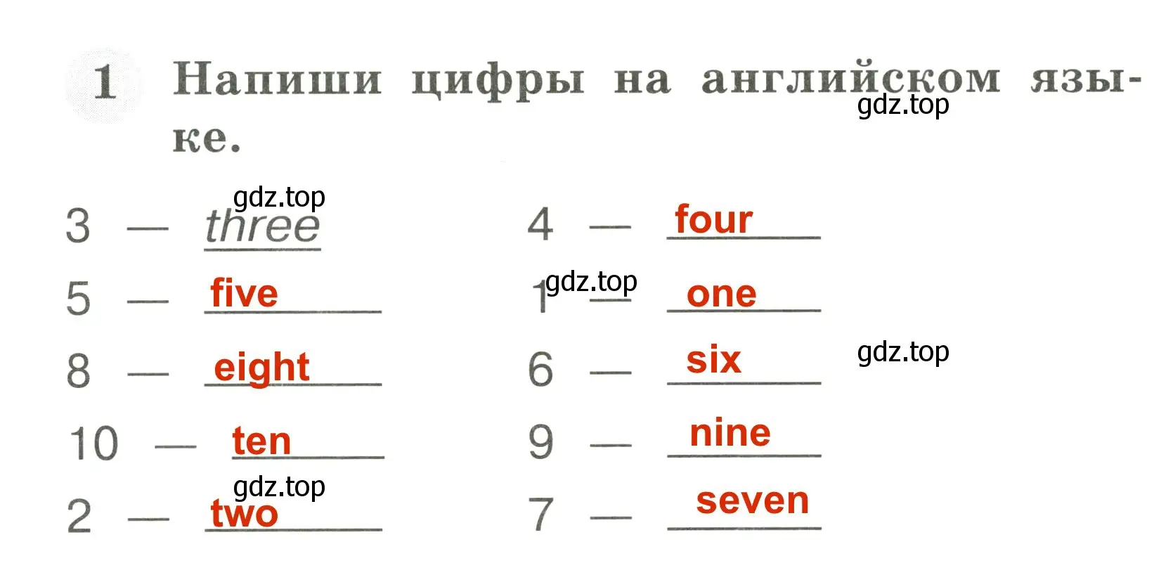 Решение 3. номер 1 (страница 19) гдз по английскому языку 2 класс Юшина, грамматический тренажёр