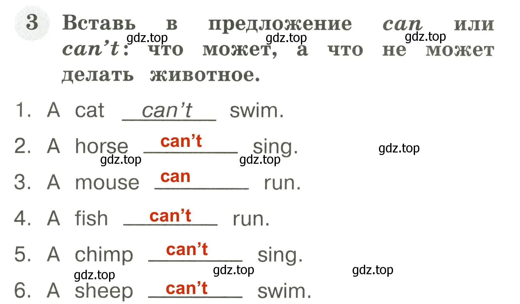 Решение 3. номер 3 (страница 32) гдз по английскому языку 2 класс Юшина, грамматический тренажёр