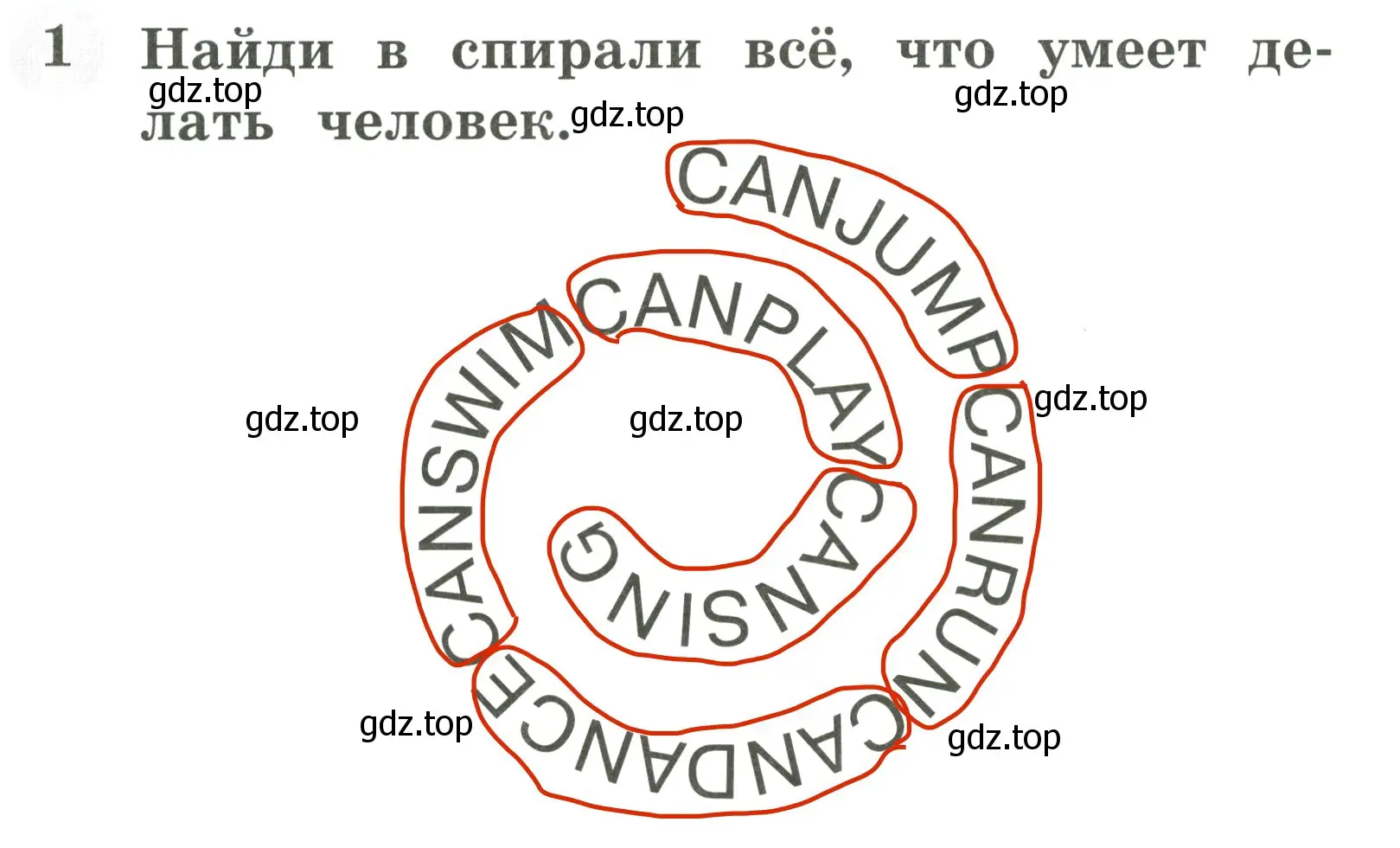 Решение 3. номер 1 (страница 43) гдз по английскому языку 2 класс Юшина, грамматический тренажёр