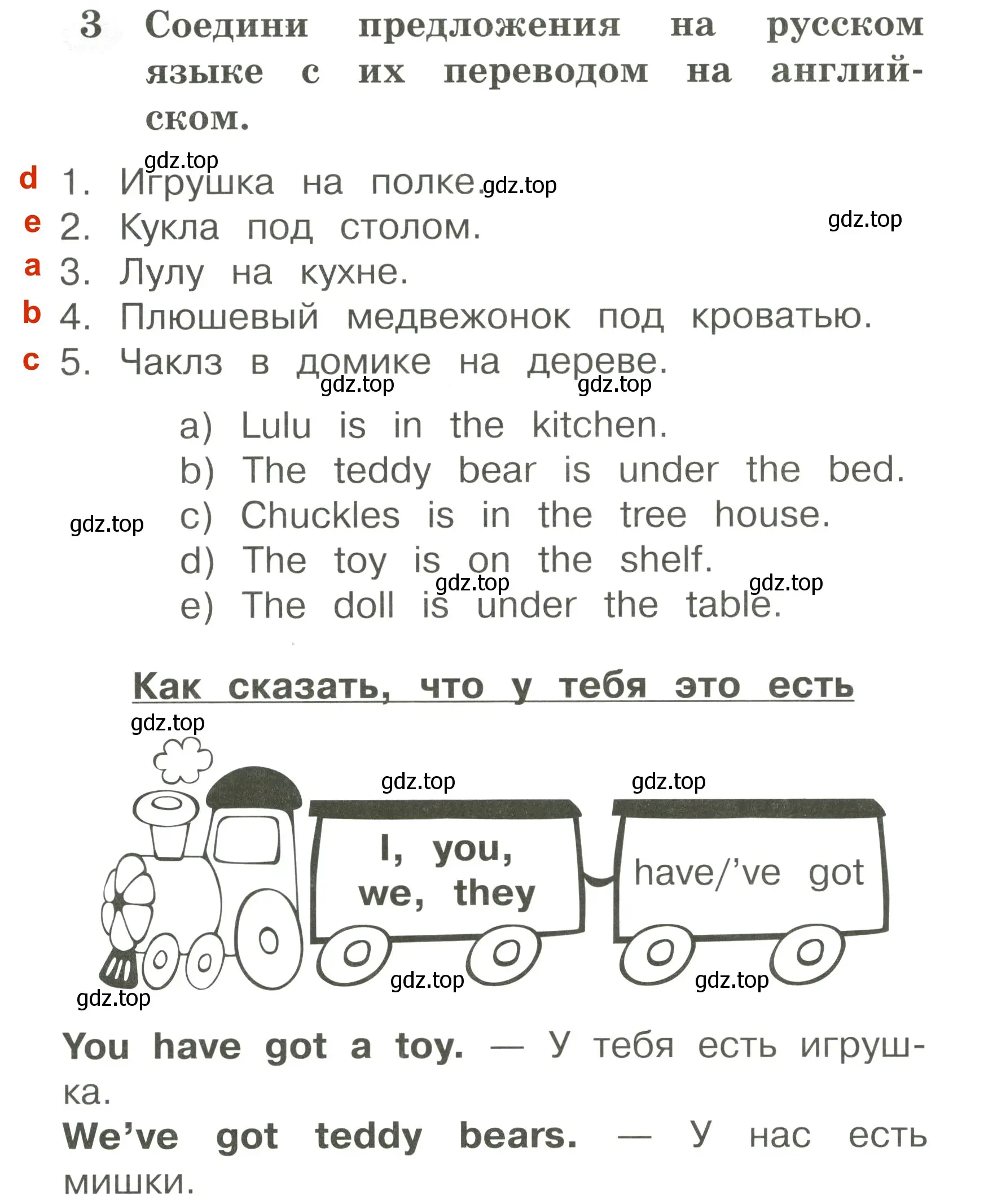 Решение 3. номер 3 (страница 47) гдз по английскому языку 2 класс Юшина, грамматический тренажёр